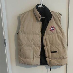 Canada Goose Tan Puffer Vest